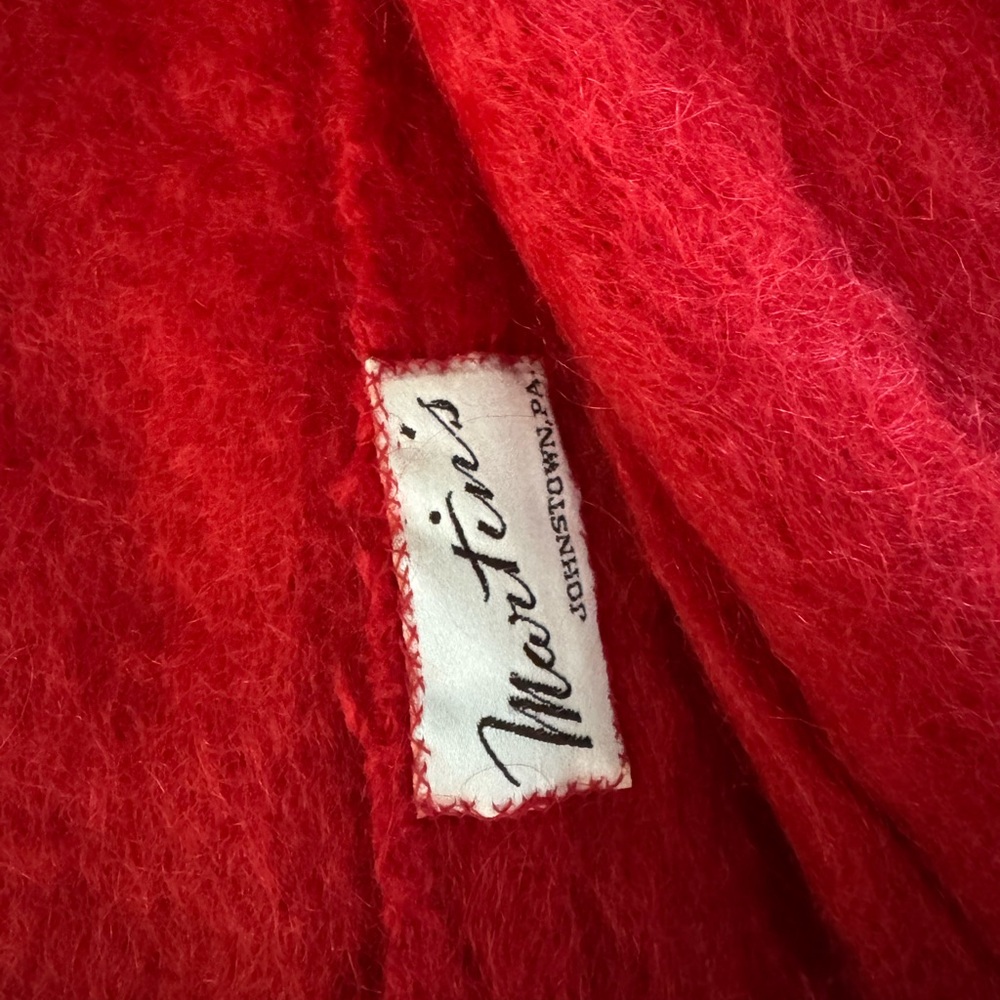 Adele Simpson Red Vintage Cropped Jacket - image 6